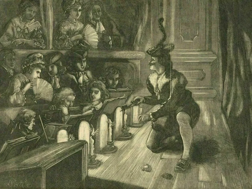 grabado iluminación teatral